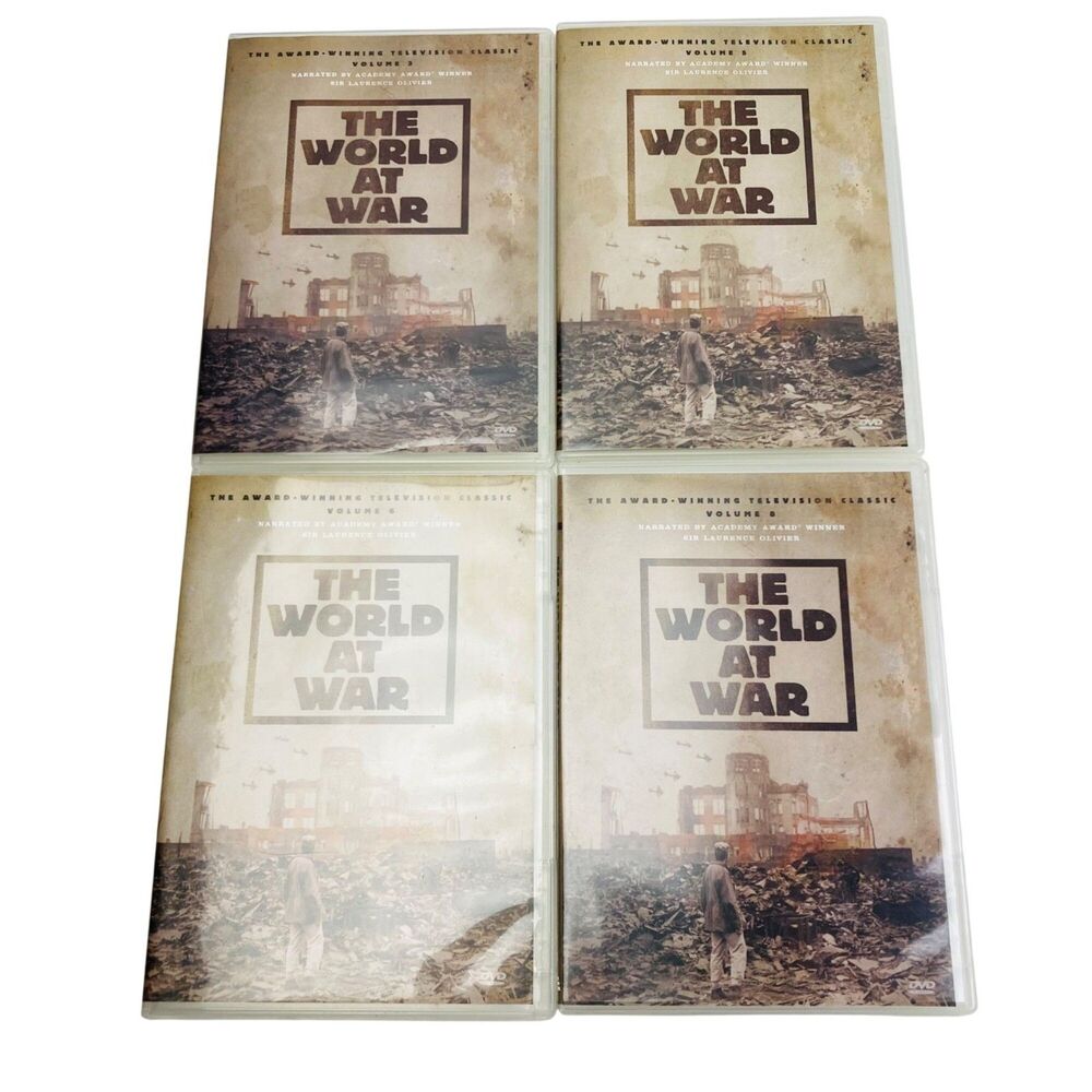 The World At War 4 DVD Set (Volume 3 5 6 8) A&E Documentary